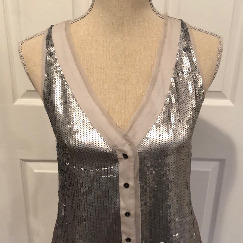 Heritage Collection Sequin Button Down Blouse - image 2